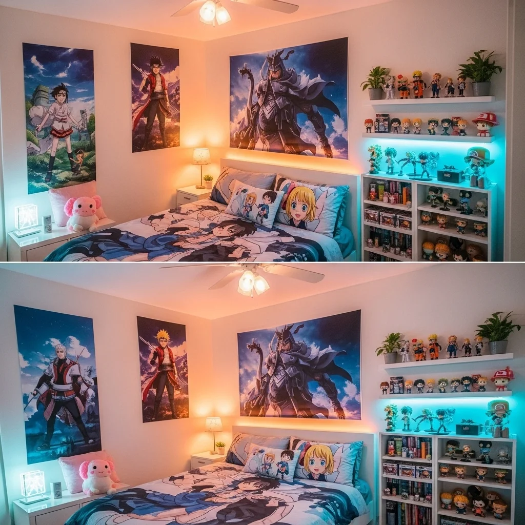 Add Wall Scrolls for Soft Vertical Décor