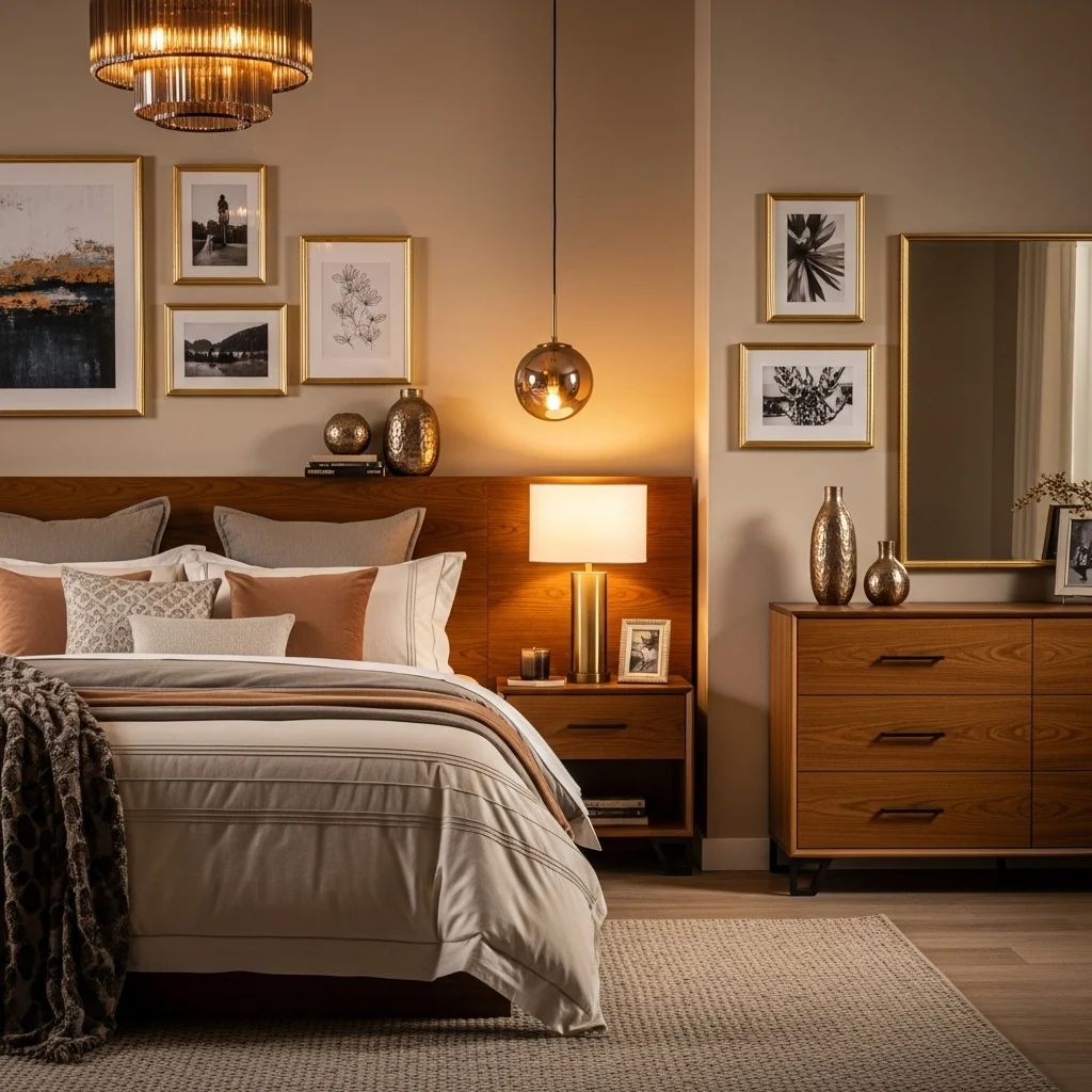  Add Warm Metallic Accents