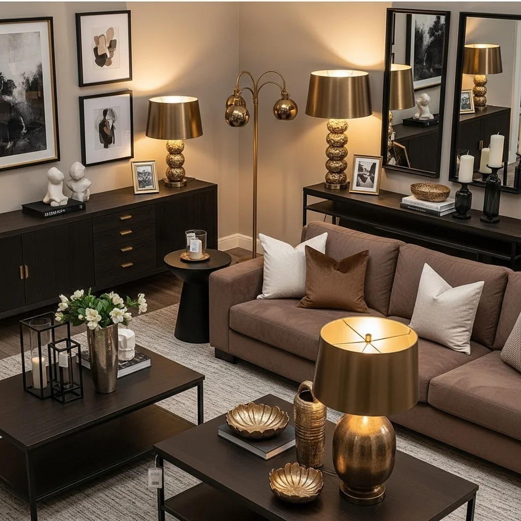  Add Warm Metallic Accents