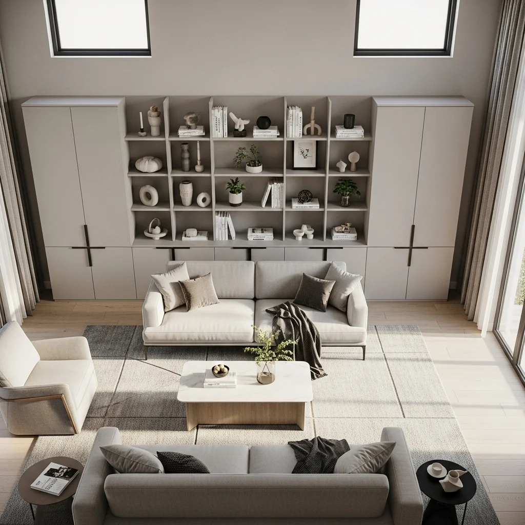 Add a Built-In Wall Unit for Functionality