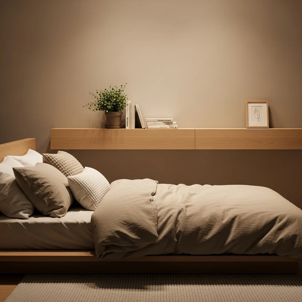 Add a Floating Shelf or Wall Ledge