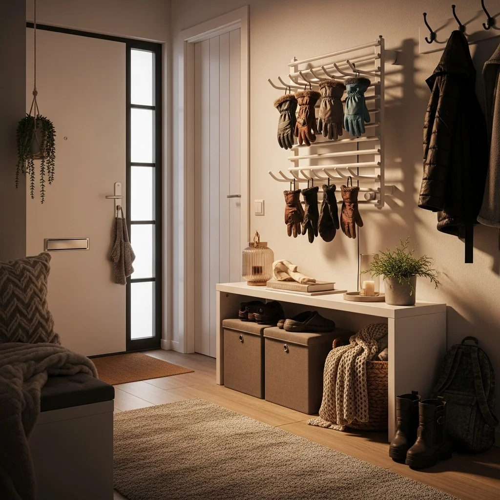 Add a Heated Drying Rack for Wet Gloves