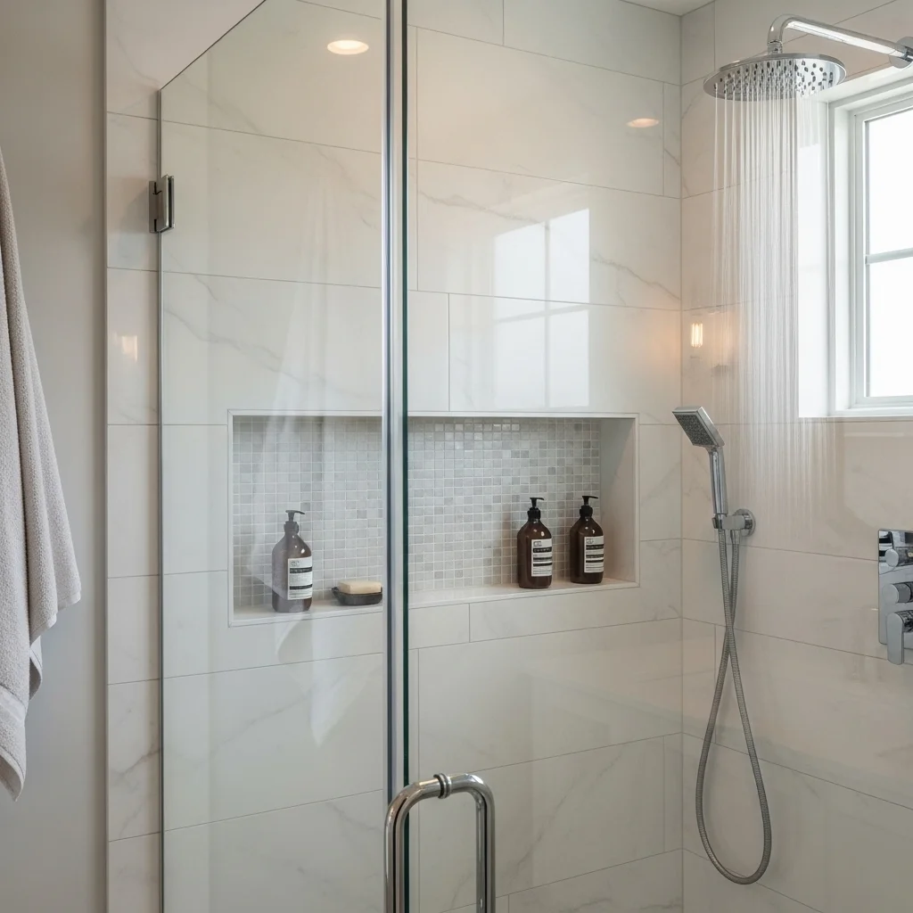 Add a Niche or Recessed Shelf