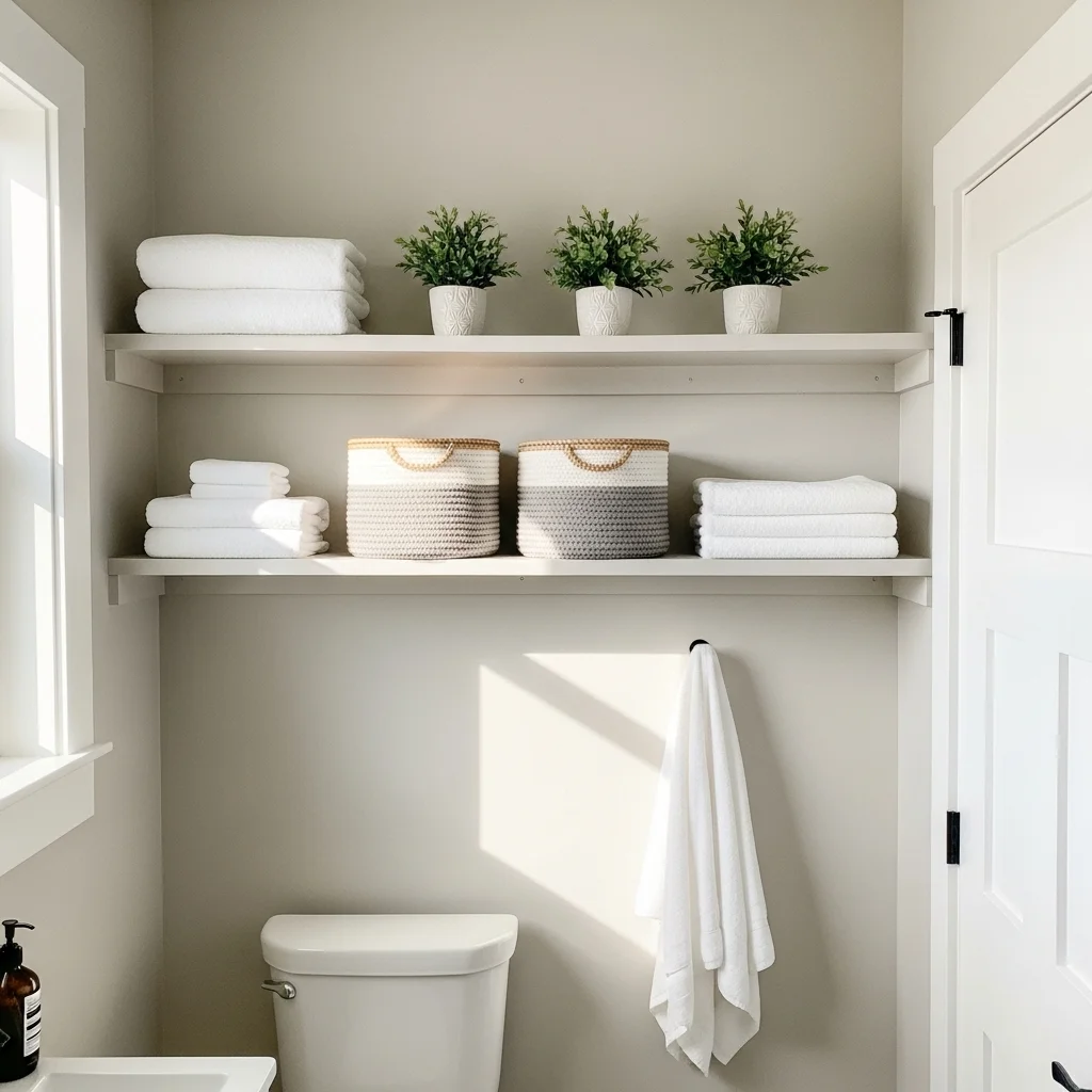 Add a Shelf Above the Door