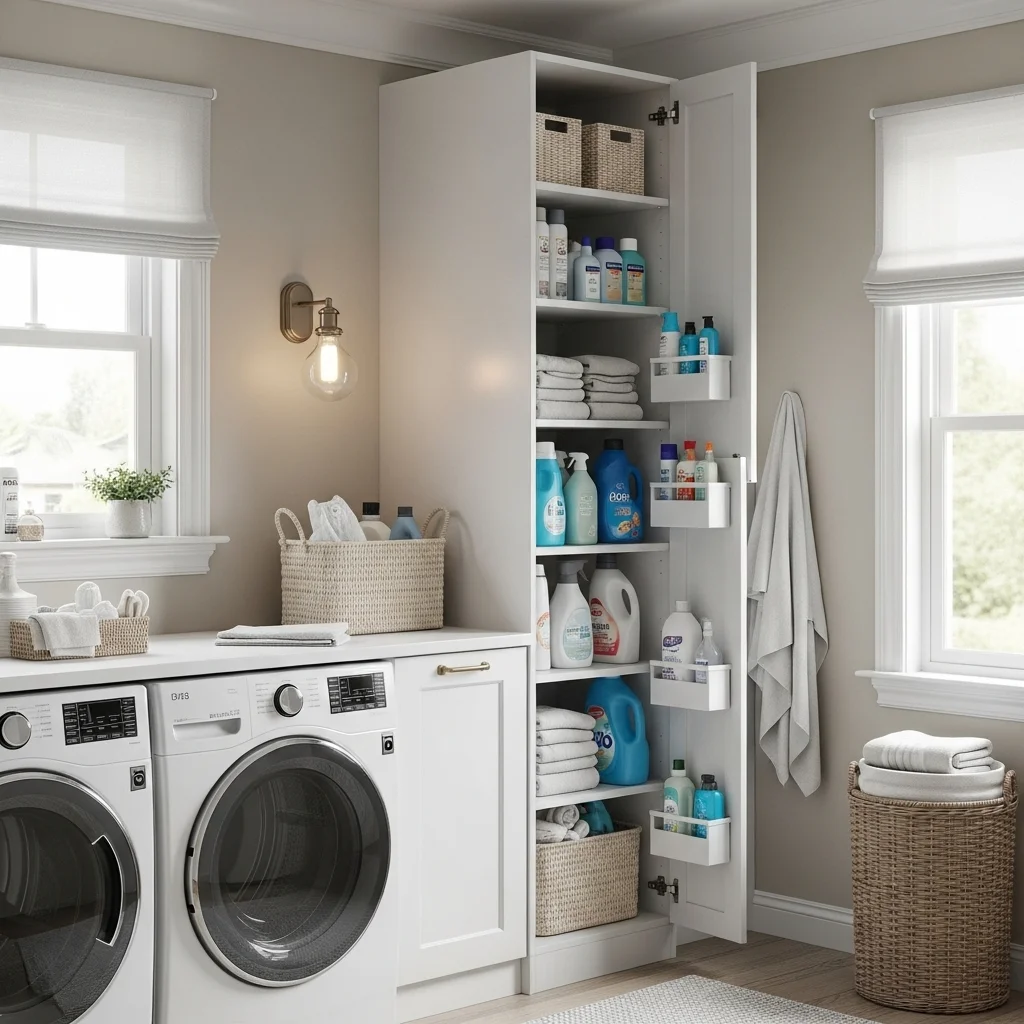 Add a Vertical Storage Cabinet