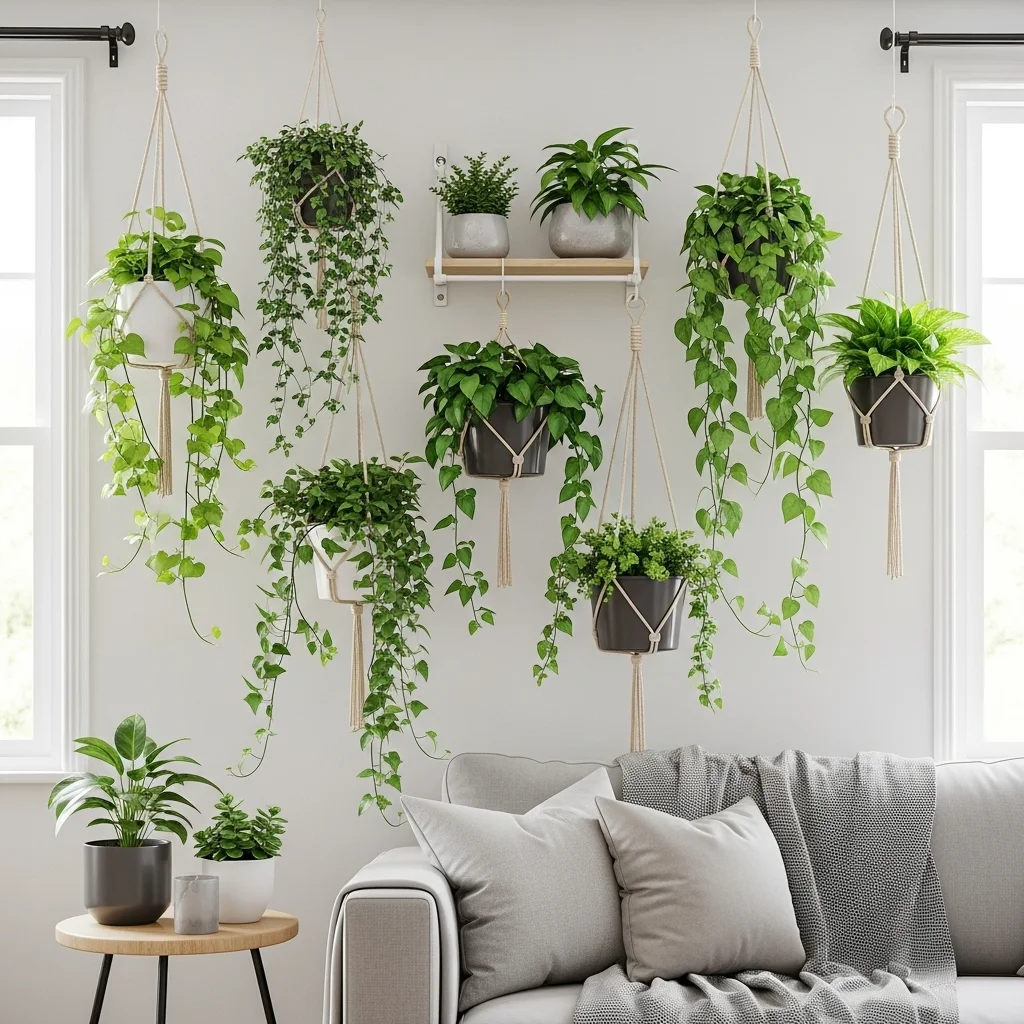 Add a Wall-Mounted Plant Display