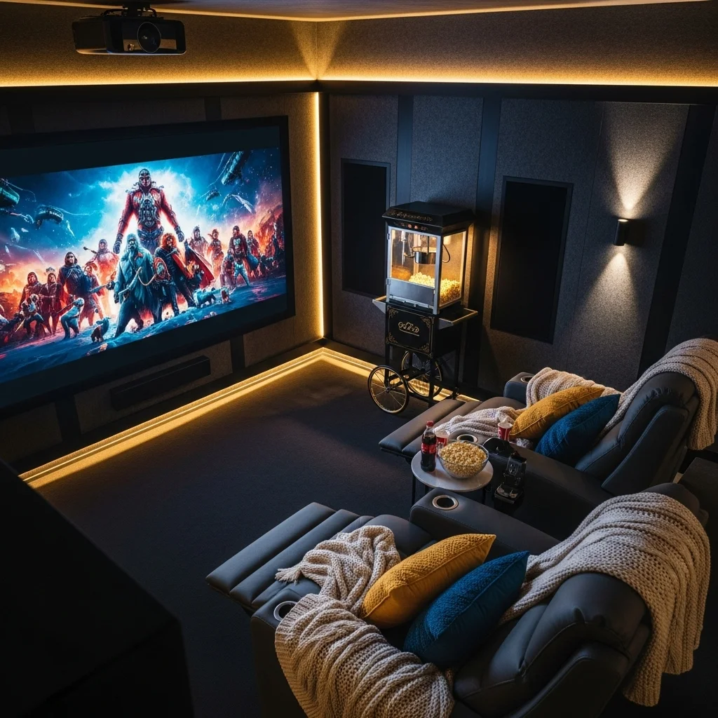 Add a Wall-Mounted Popcorn Machine