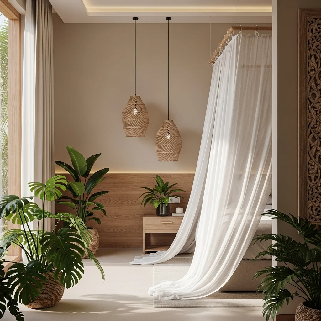  Add a White Linen Canopy