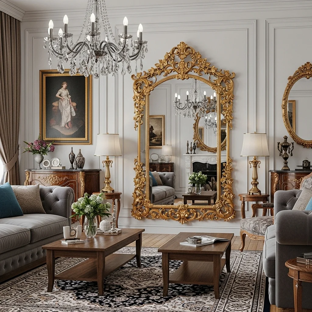  Add an Ornate Victorian Mirror