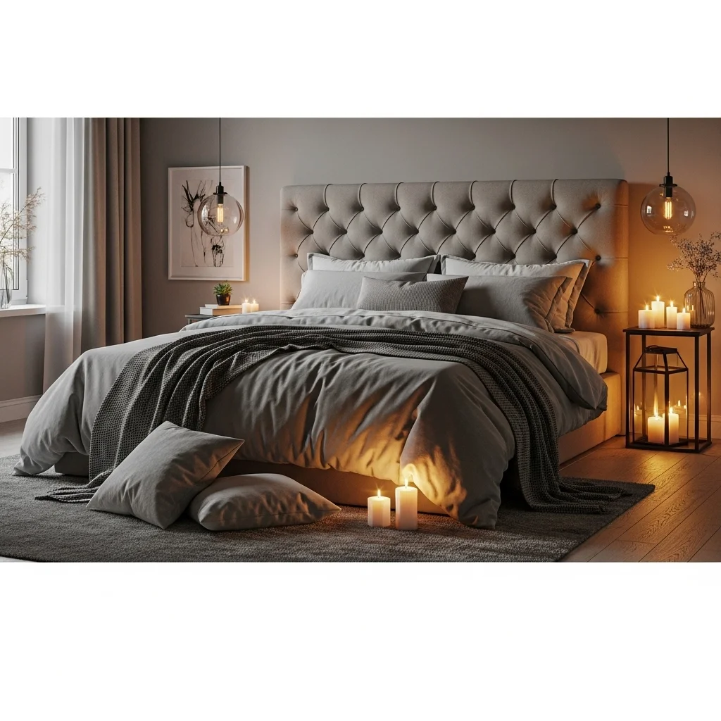 Add an Upholstered Headboard for Extra Comfort