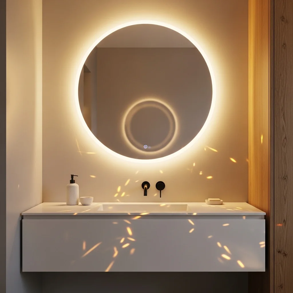  Backlit Mirror Wellness Glow