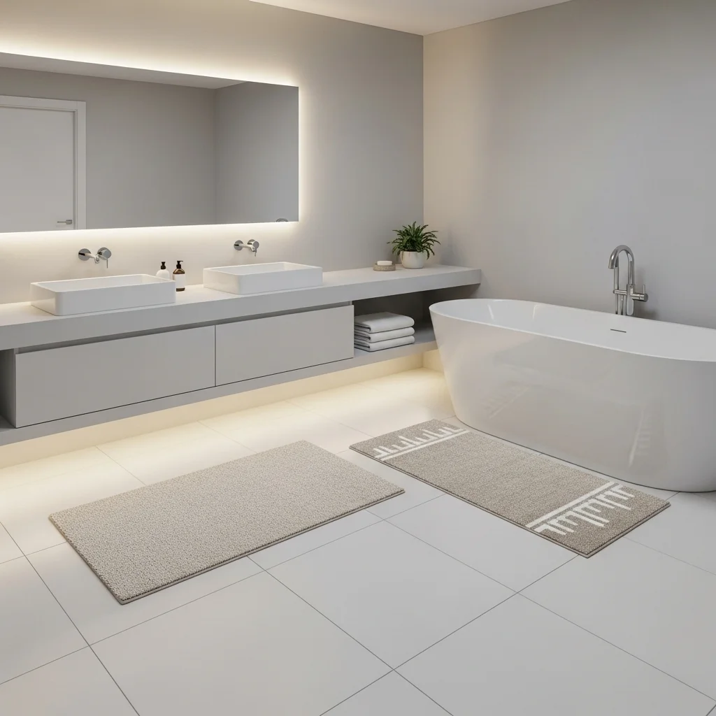  Bathroom Rug Size & Placement