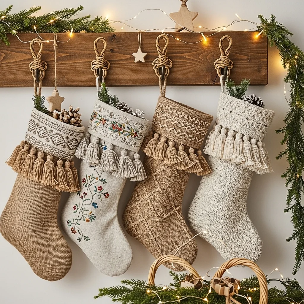 Boho Stocking Displays