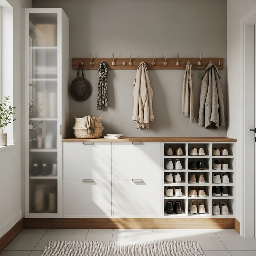 Build a Mudroom Entry Using the IKEA BRUSALI Shoe Cabinet