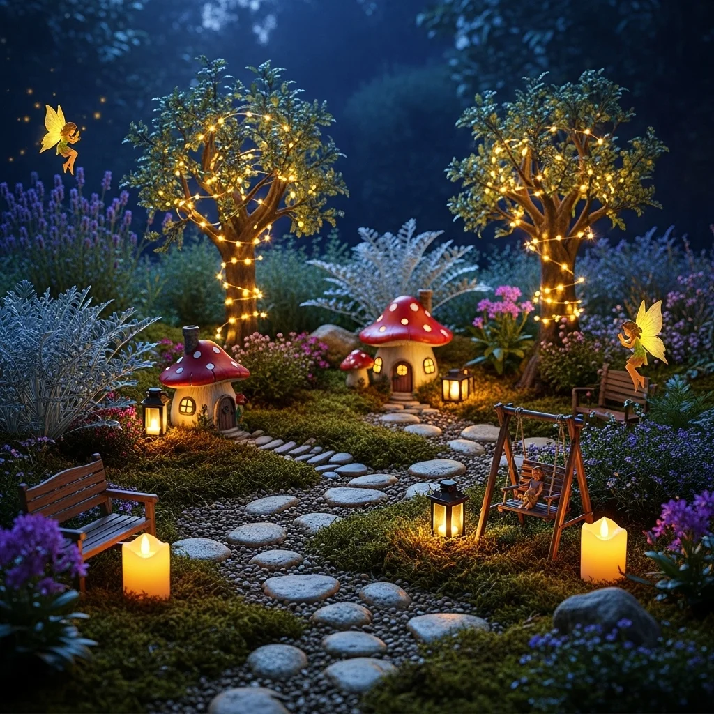 . Build a Nighttime Fairy Garden