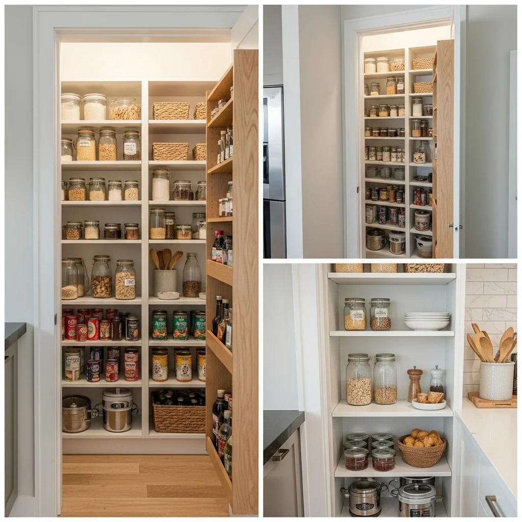 Build a Walk-In Pantry Behind Cabinetry
