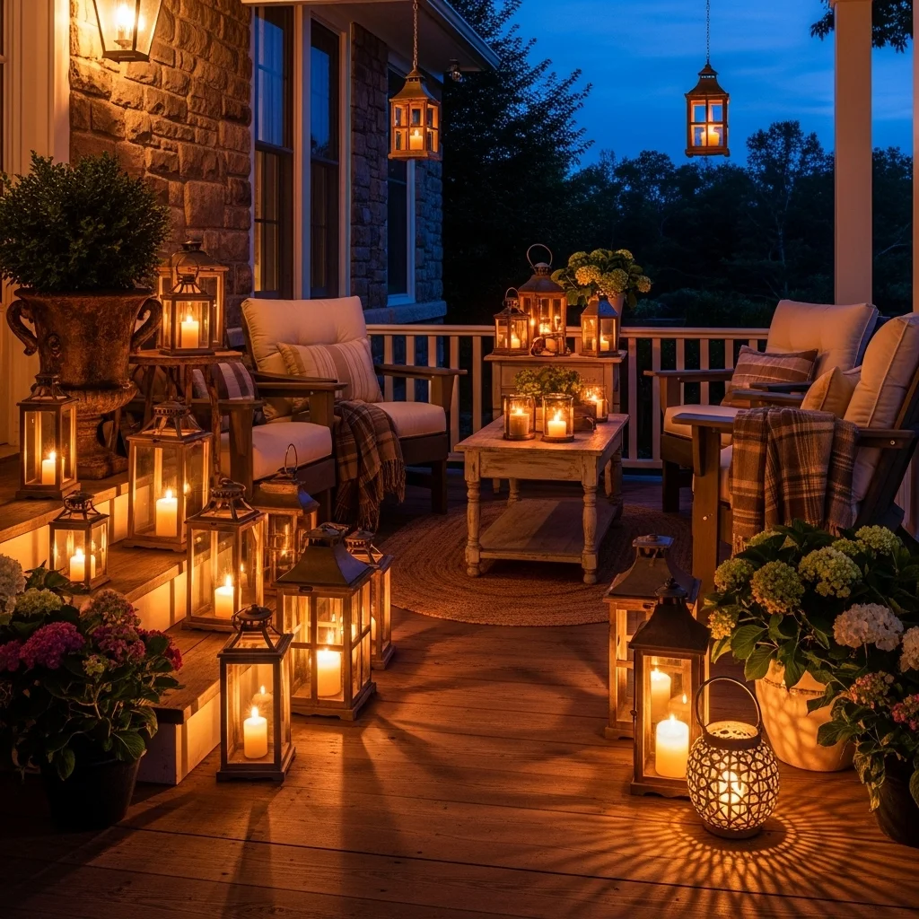 Candle Lanterns for a Cozy Glow