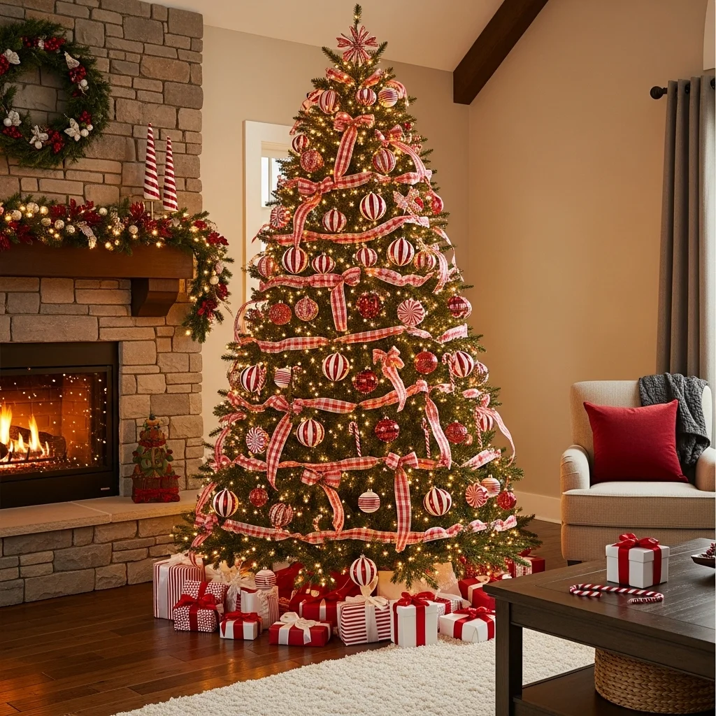  Candy Cane Striped Tree