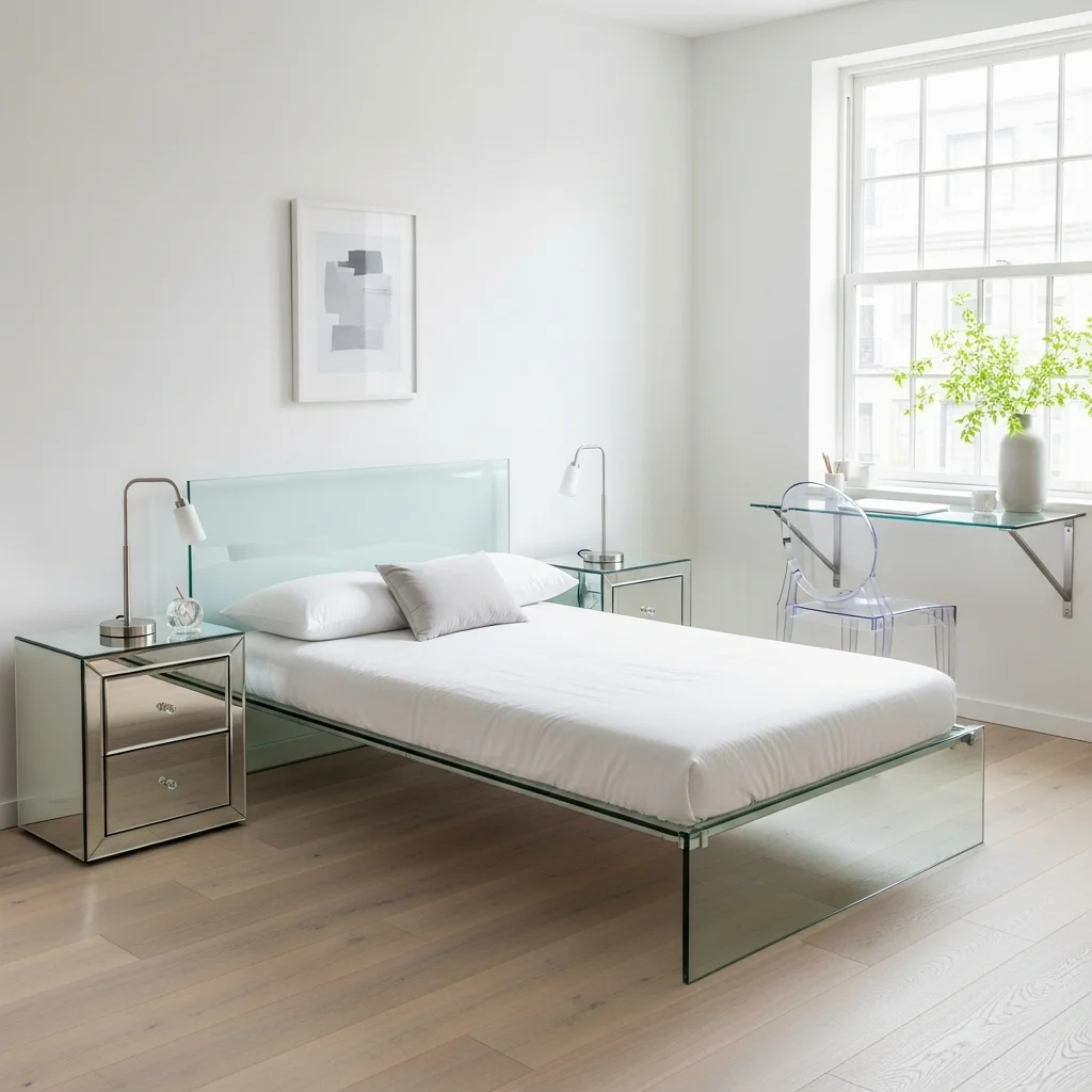 Choose Clear or Reflective Furniture