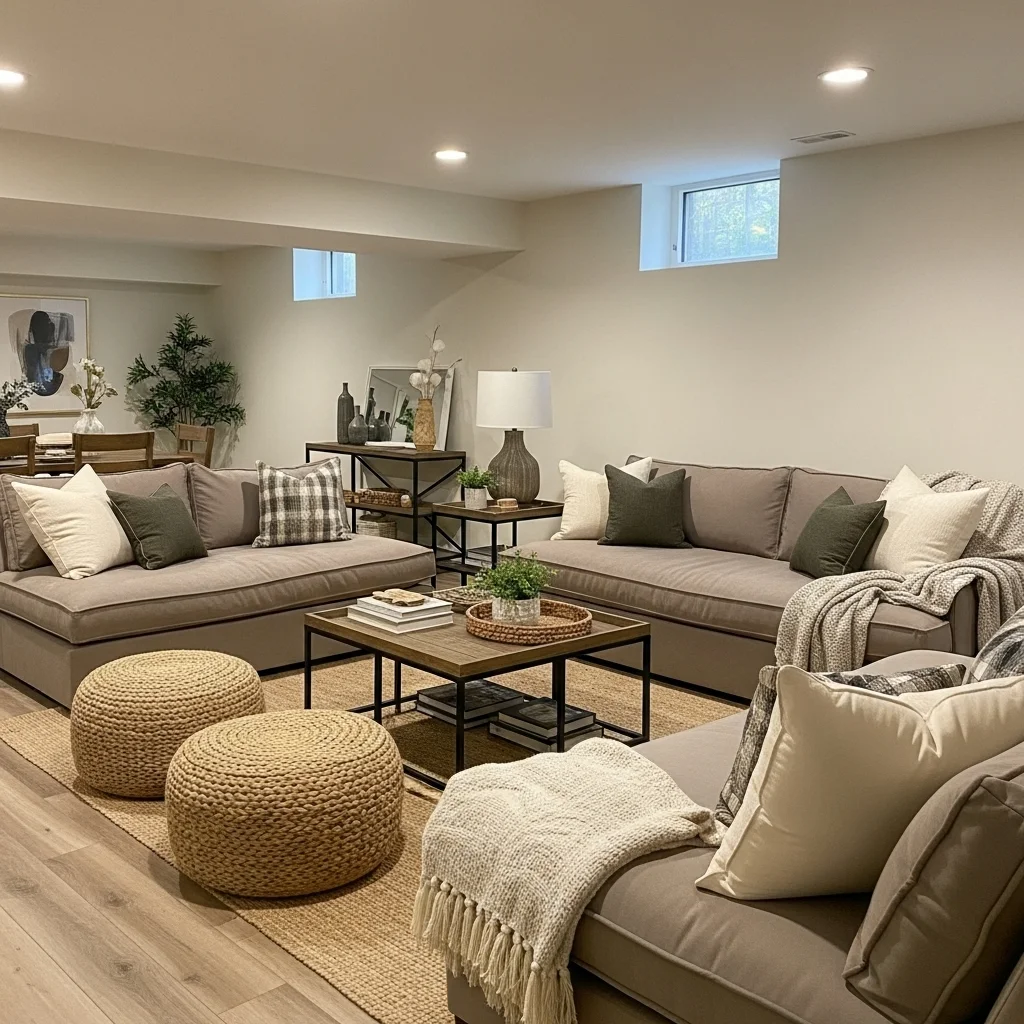 Choose Low, Deep Seating for Coziness