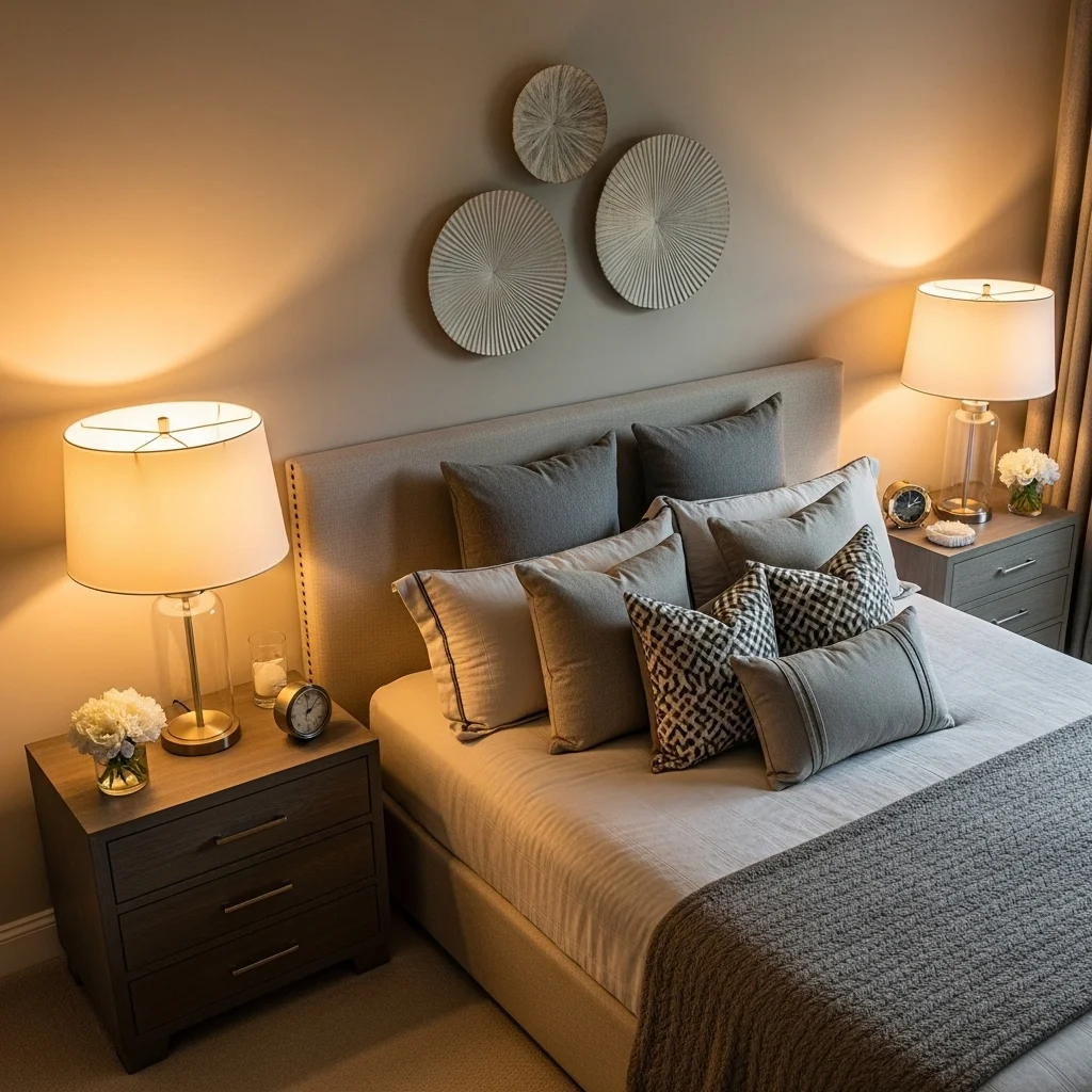 Choose Oversized Table Lamps for Balance