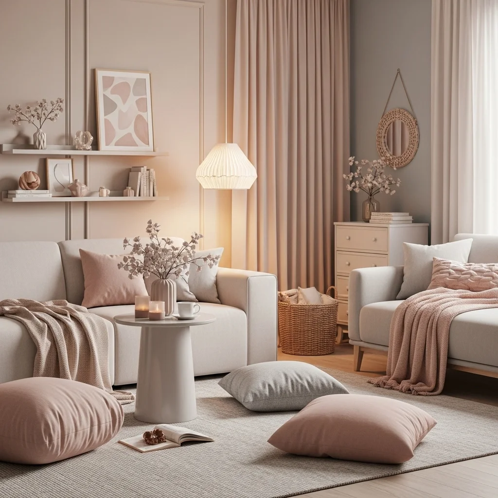 Choose Shades of Soft Color for Walls and Décor