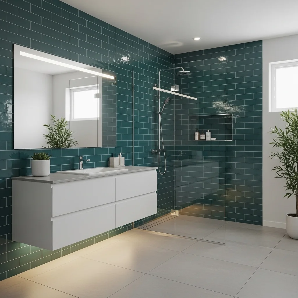  Choose Teal Subway Tiles for a Modern Twist