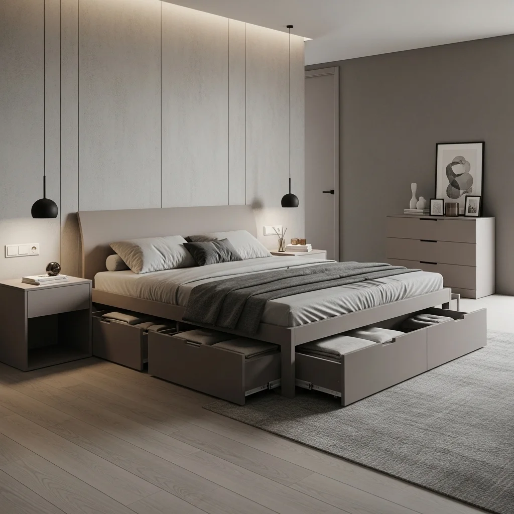 Choose a Bed Frame With Built-In Storage