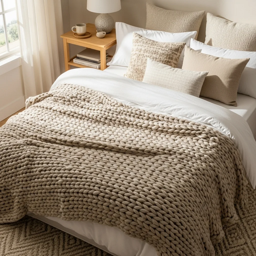 Choose a Cozy, Weighted Throw Blanket