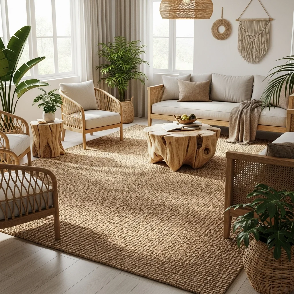 Choose a Large Woven or Jute Rug