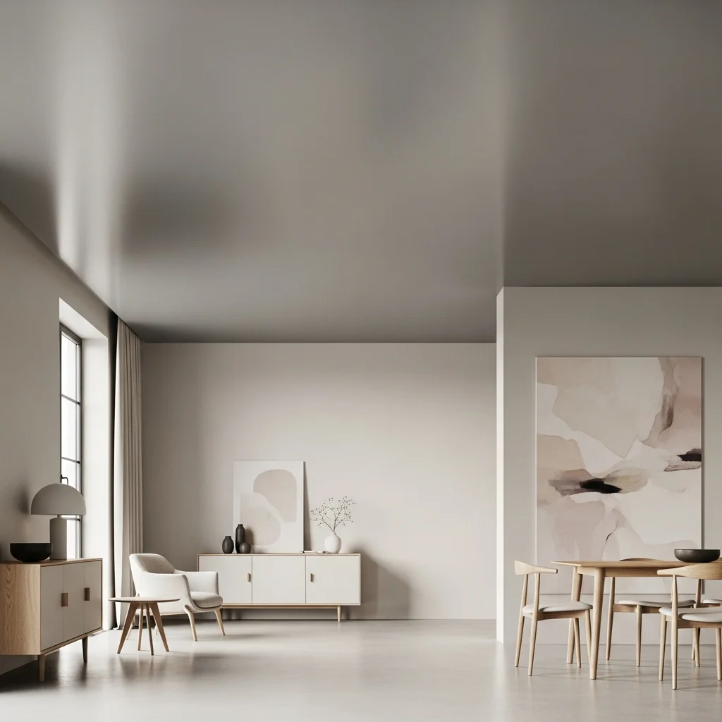 Choose a Pale Grey Ceiling for Quiet Sophistication