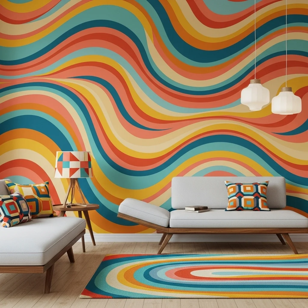 Colorful Retro Waves