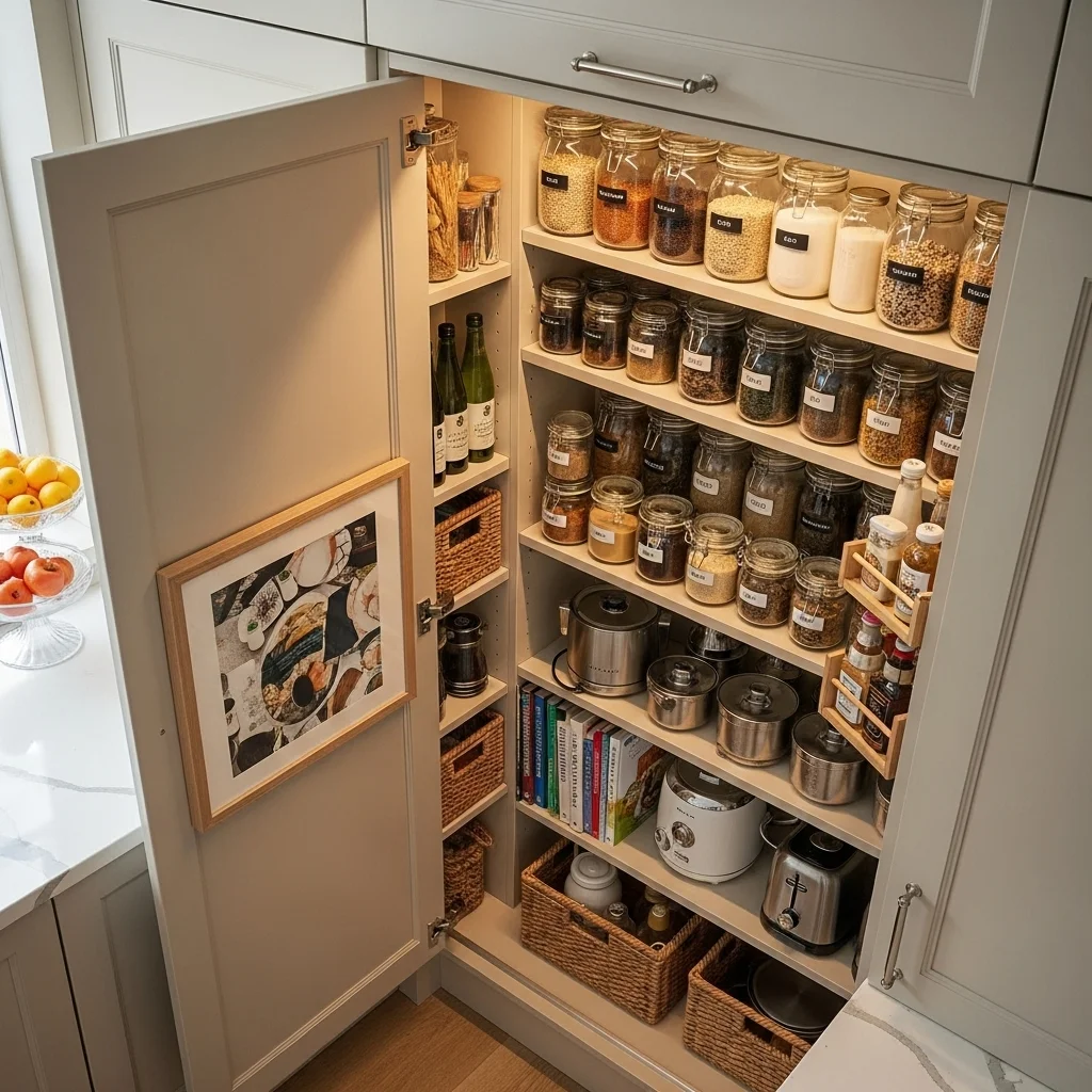  Conceal with Sliding Panels or Artwork