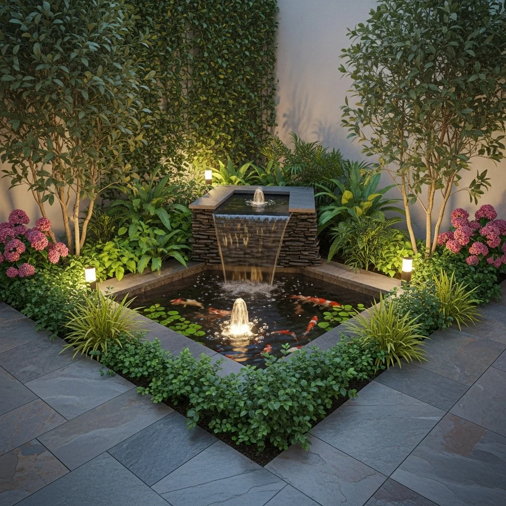  Courtyard Water Feature