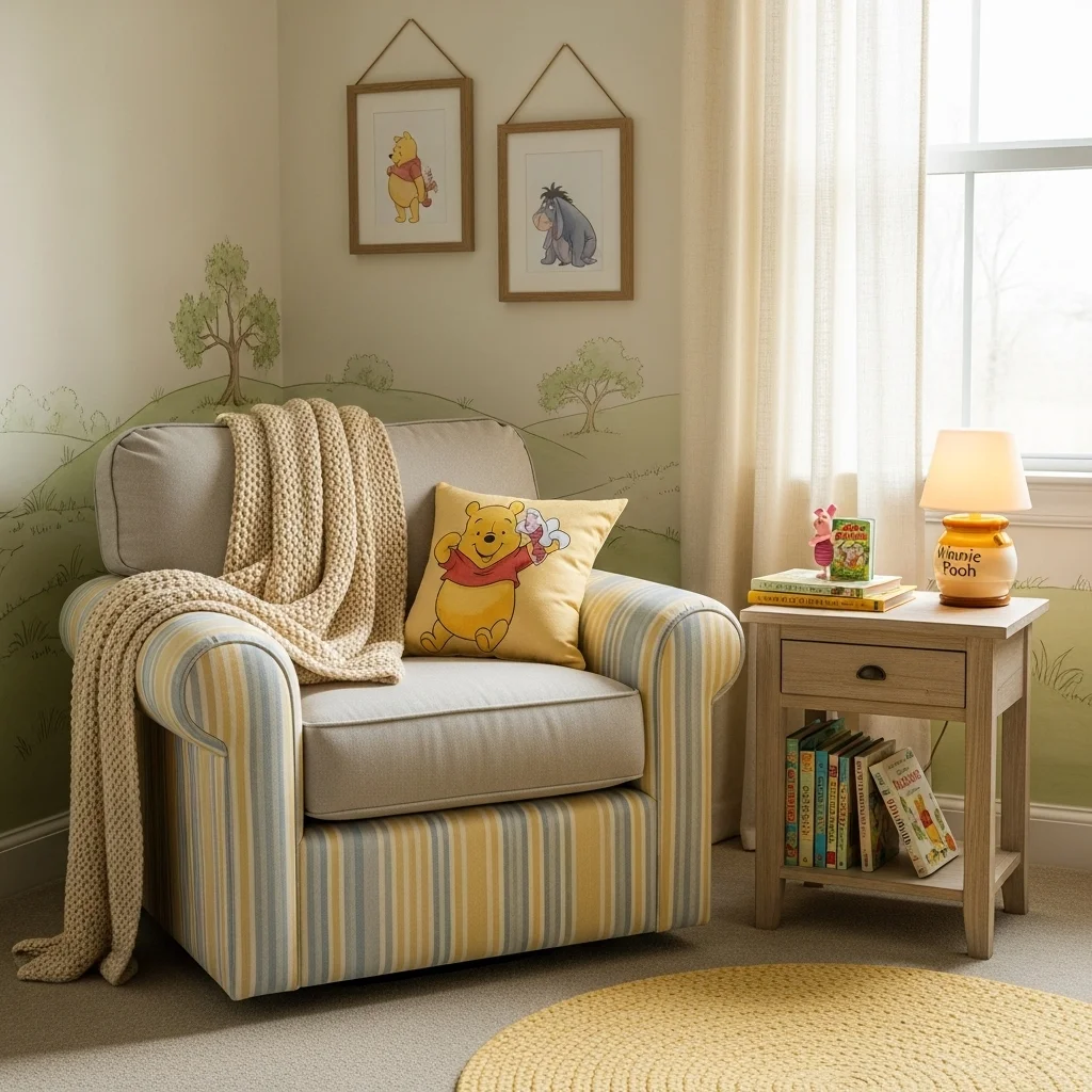 Cozy Reading Nook with Plush Armchair