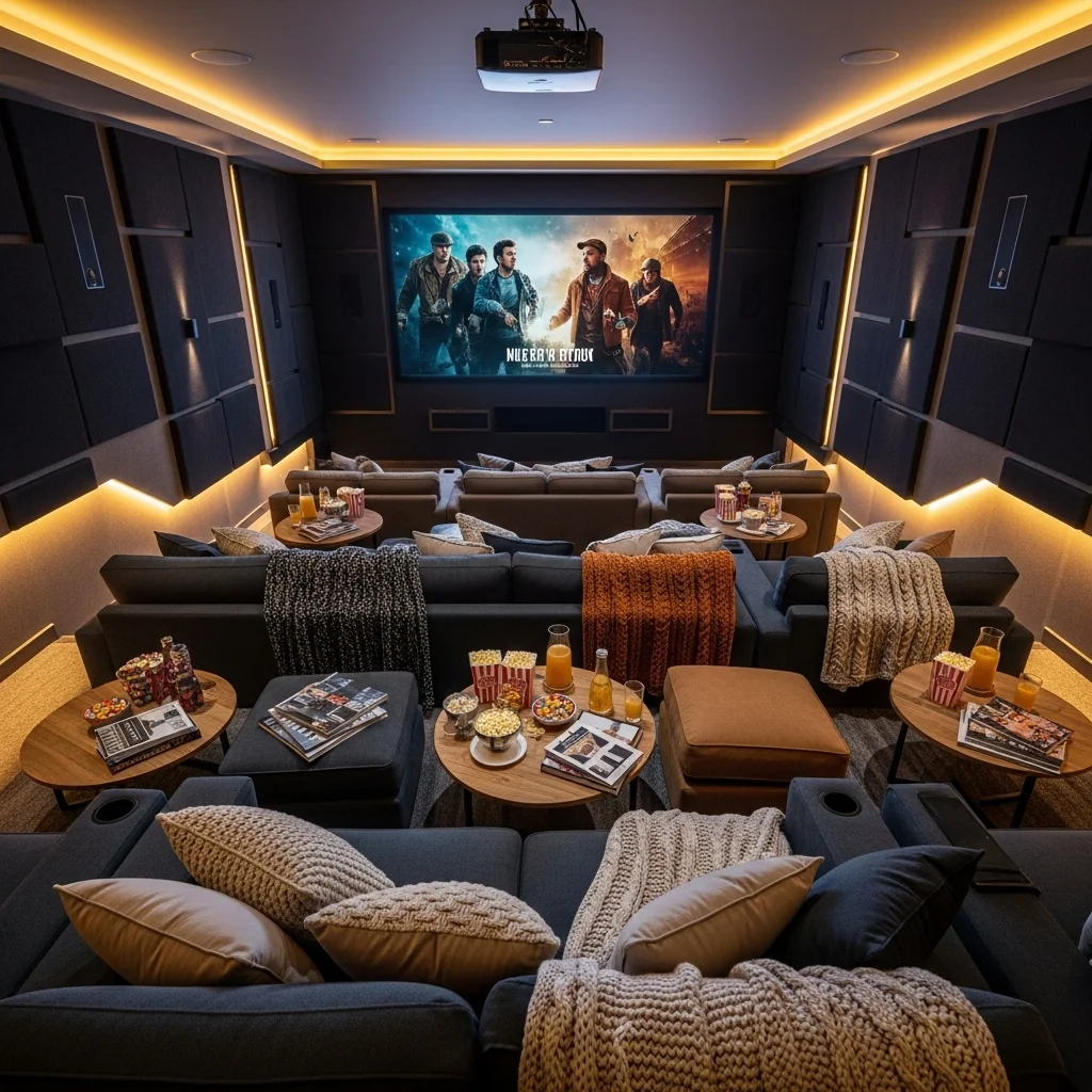 Create a Cozy Lounge-Style Theater