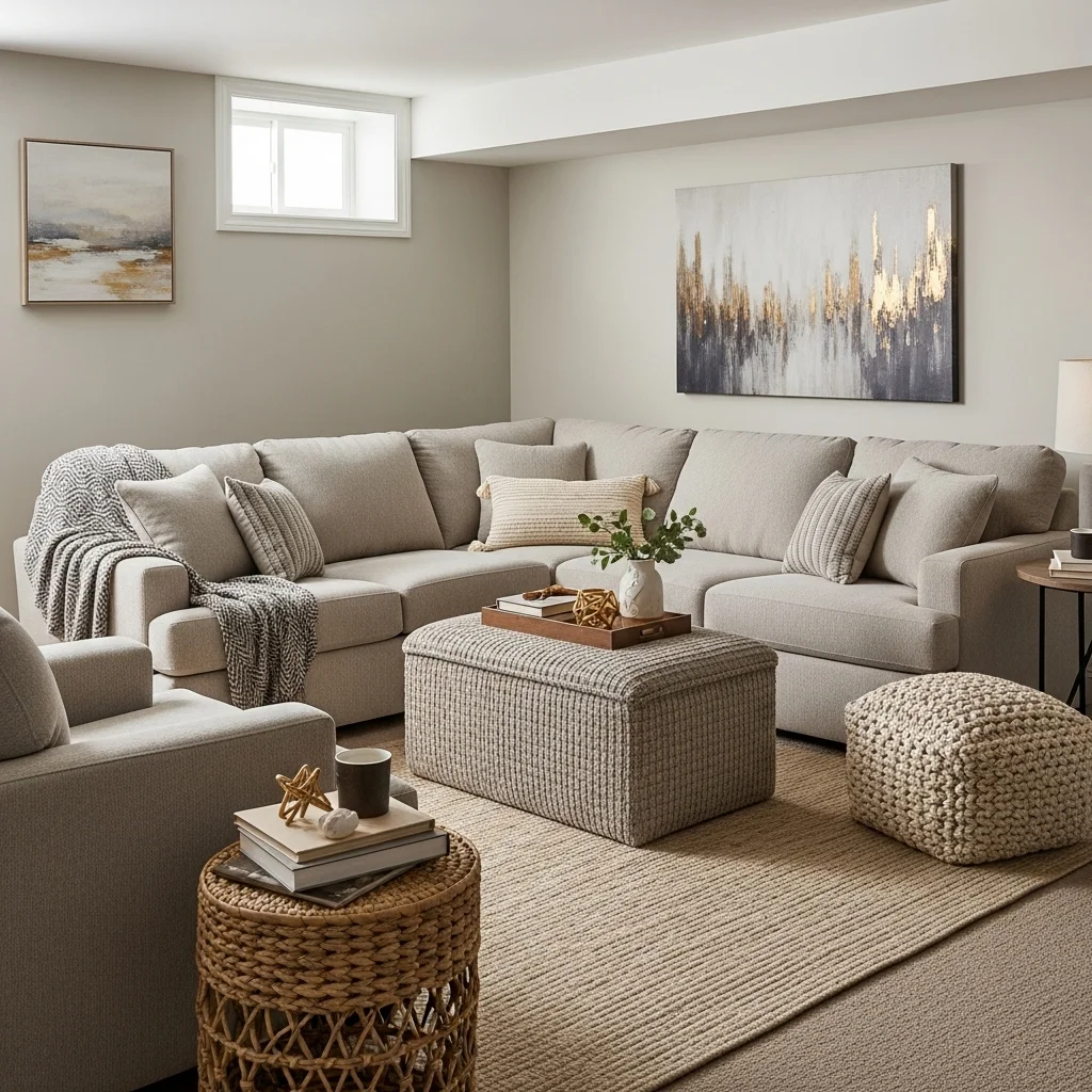 Create a Cozy Sectional Seating Area