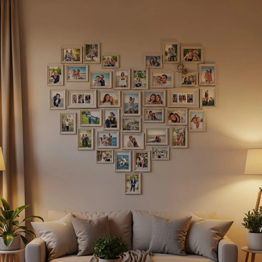 Create a Heart-Shaped Photo Collage