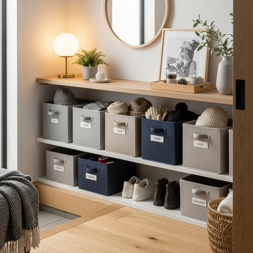 Create a Matching Set of Fabric Bins