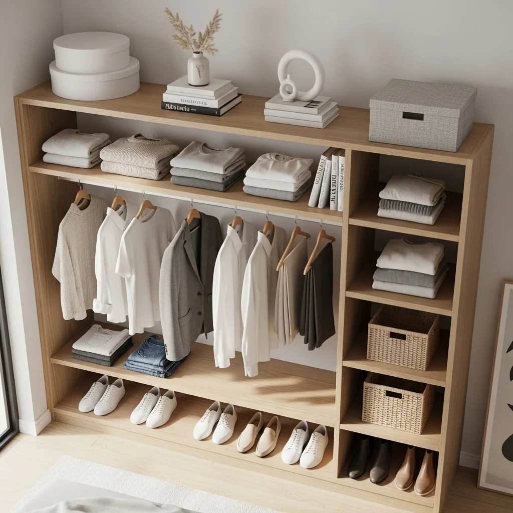  Create a Minimalist Closet Layout