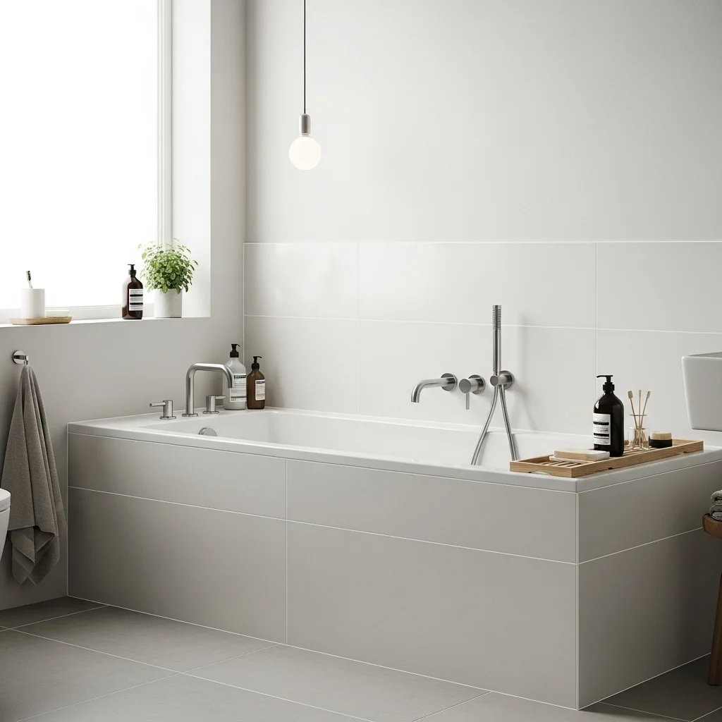 Create a Minimalist Tile Surround With Clean Lines