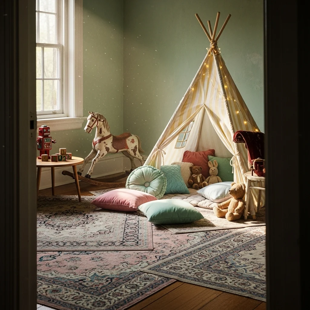 Create a Whimsical Vintage Play Corner
