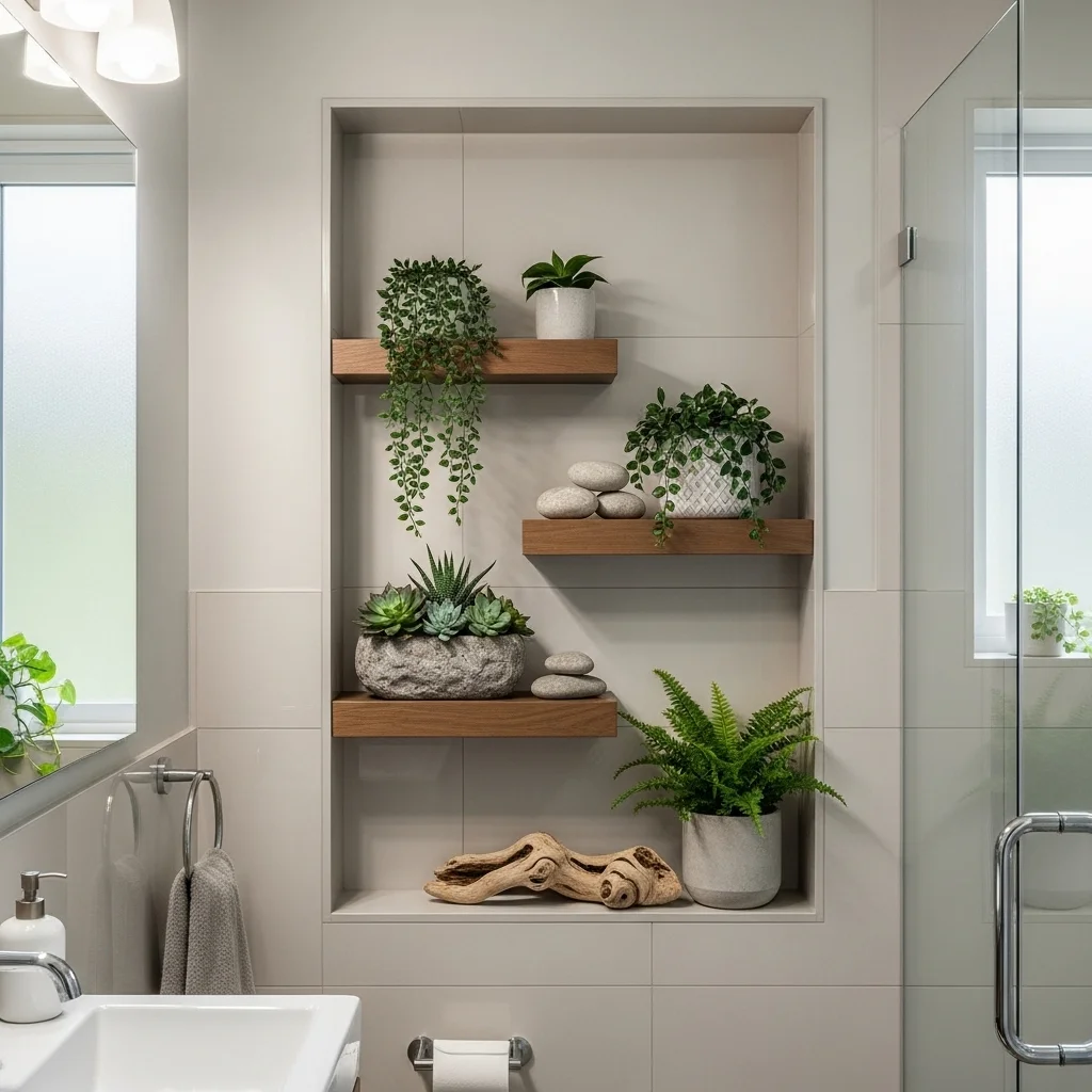Create an Alcove for Plants and Natural Elements
