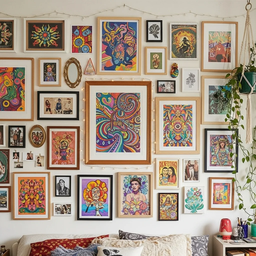 Create an Eclectic Gallery Wall