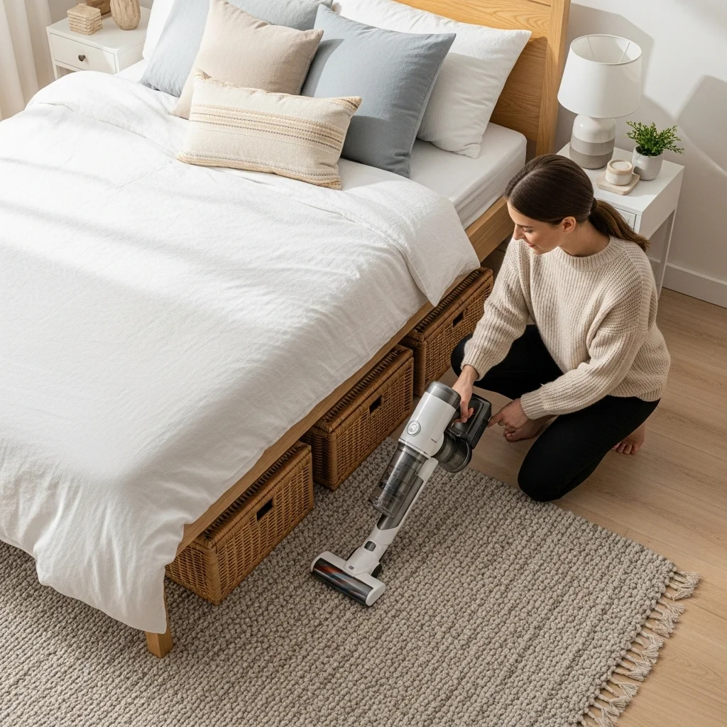Deep Clean Under the Bed