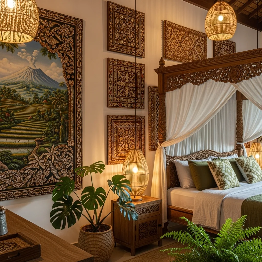  Display Balinese Artwork or Wall Hangings