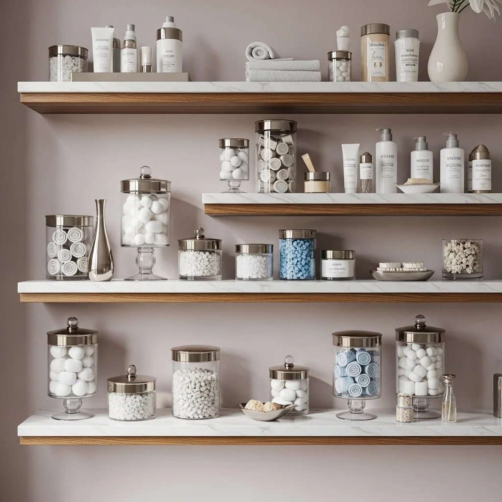 Display Decorative Glass Jars and Containers