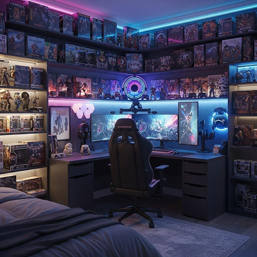 Display Gaming Collectibles as Décor