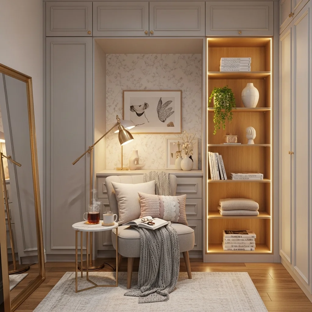  Dressing Room with a Cozy Reading Nook