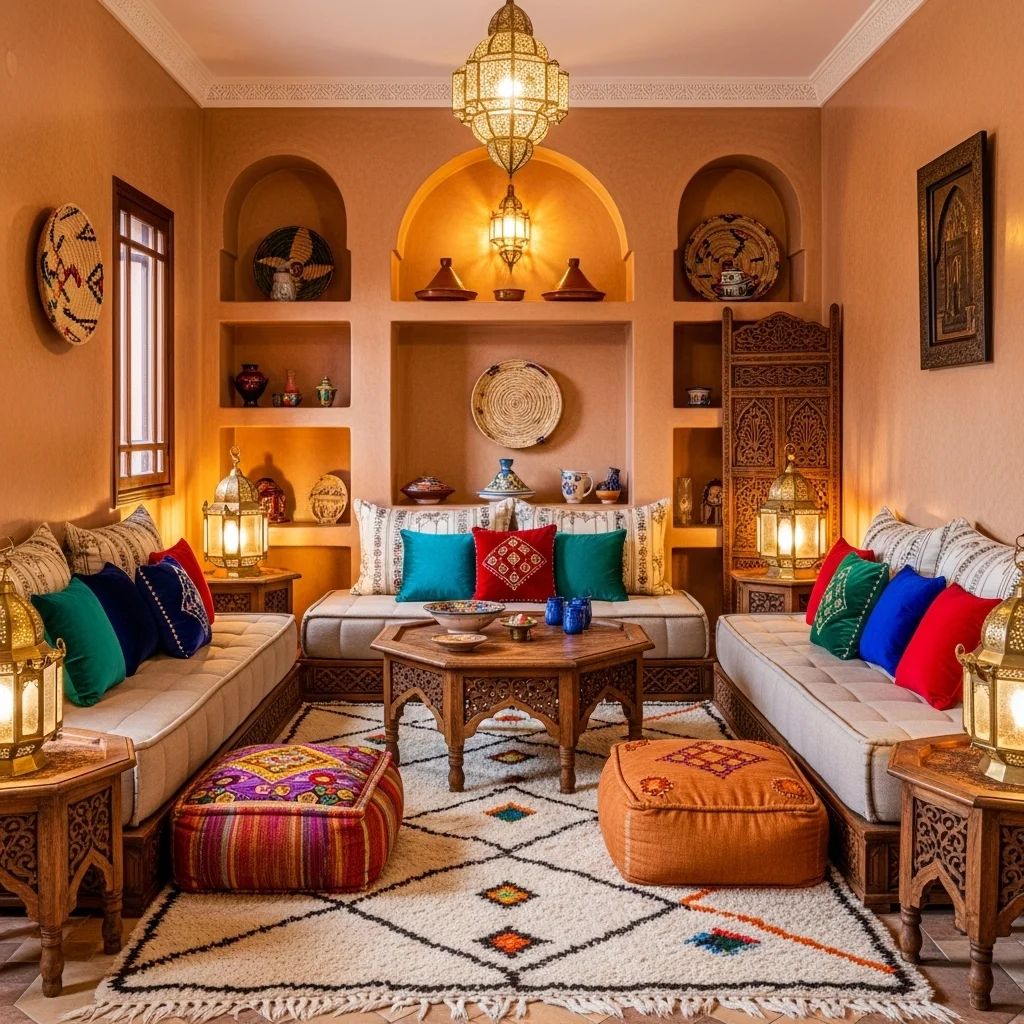 Embrace Warm, Earthy Moroccan Colors